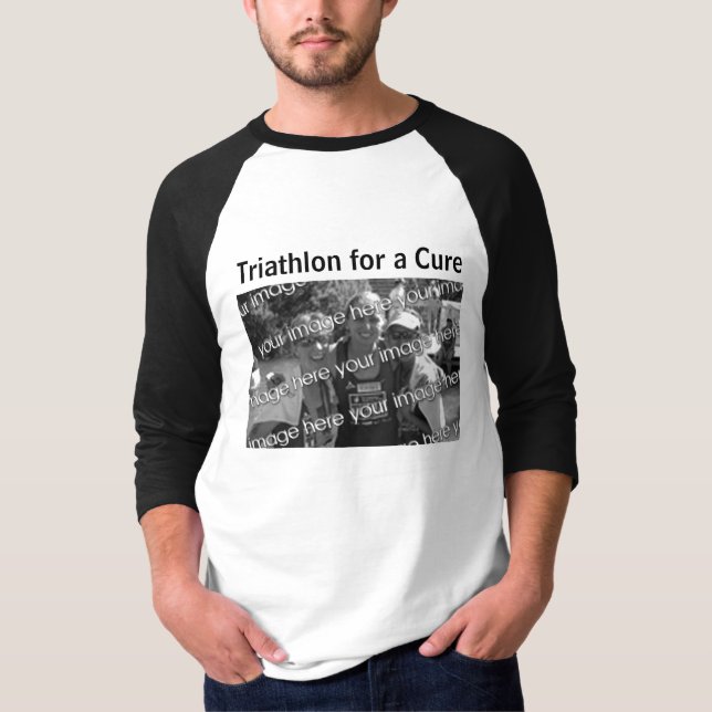 Triathlon für eine Heilung T-Shirt (Vorderseite)