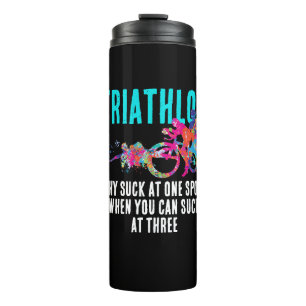 Triathlon Geschenk Thermal Tumbler Thermosbecher