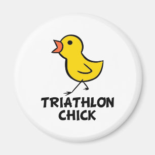 Triathlon-Küken-Magnet Magnet