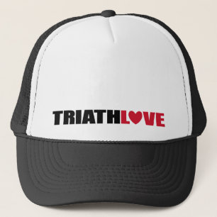 Triathlon-Liebe für Schwimmer, Radfahrer und Läufe Truckerkappe