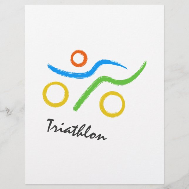 Triathlon-Logo (Vorderseite)
