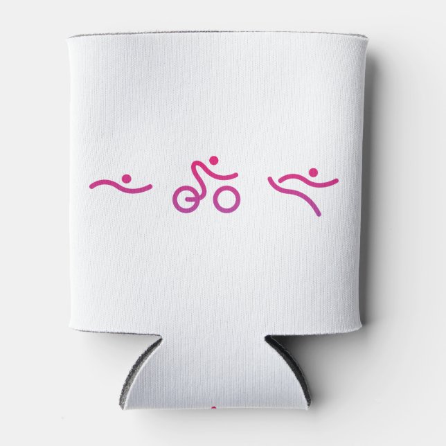 Triathlon-Logo Dosenkühler (Vorderseite)