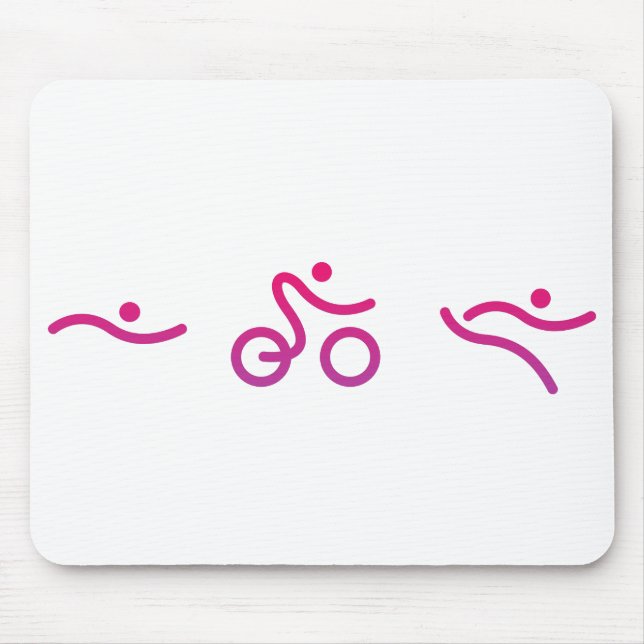 Triathlon logo mousepad (Vorne)