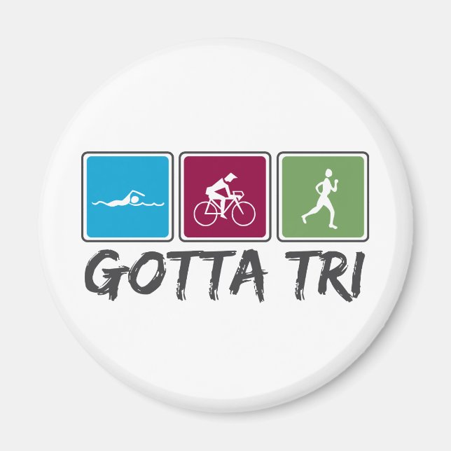 Triathlon Magnet (Vorne)