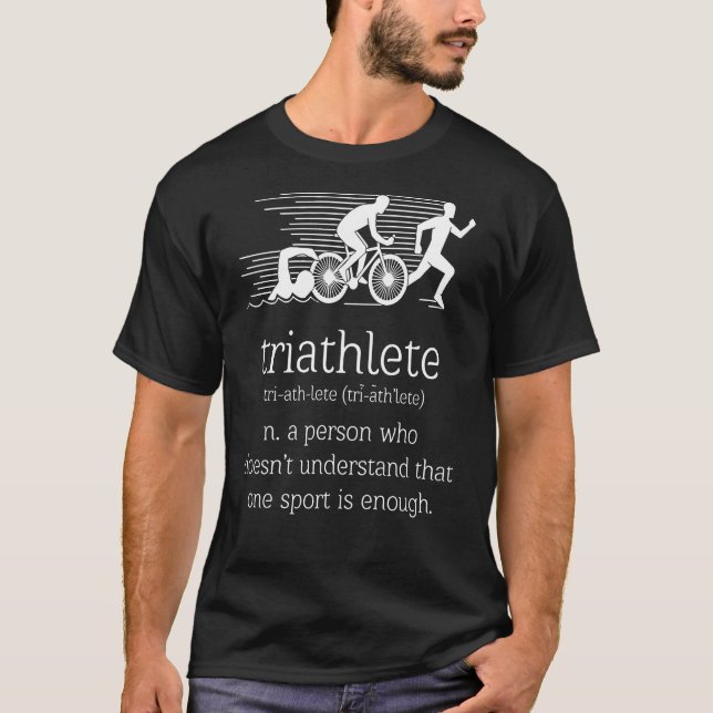 Triathlon Meaning Us T-Shirt (Vorderseite)