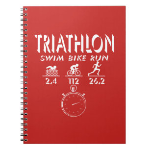 Triathlon Notizblock