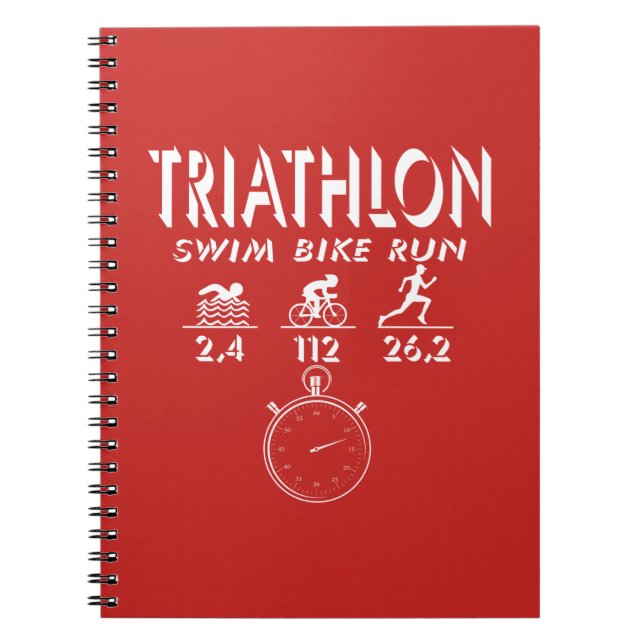 Triathlon Notizblock (Vorderseite)