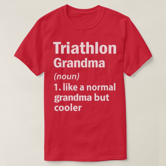Triathlon-Oma T-Shirt (Design vorne)