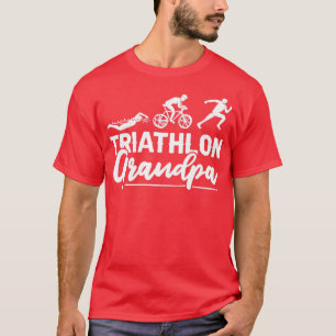 Triathlon Opa Race Sport Schwimmradrennen T-Shirt