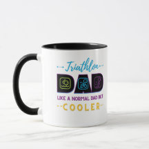 Triathlon Papa wie ein normaler Vater, aber cooler