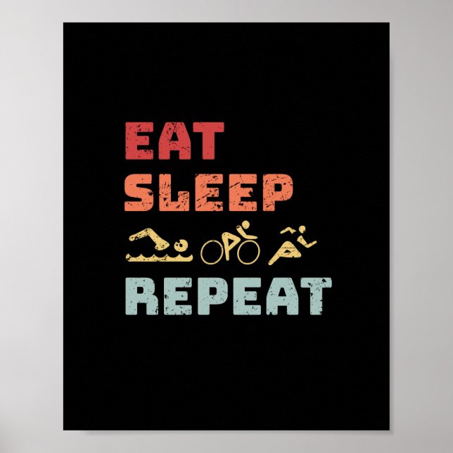 Triathlon Poster (Vorne)