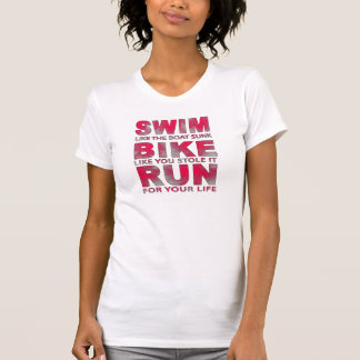 Triathlon - Schwimmen, Bike, Lauf, Sonnentriathlet T-Shirt