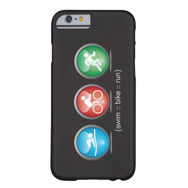 Triathlon Schwimmen-Fahrrad-Geführter iPhone 6 Case-Mate iPhone Hülle (Rückseite)
