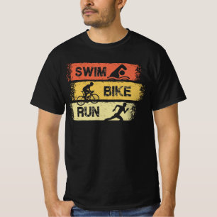 Triathlon - Schwimmen Radfahren Laufen T-Shirt