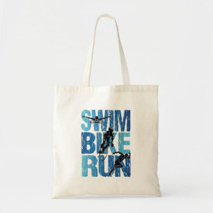 Triathlon - Schwimmen Radfahren Laufen Tragetasche