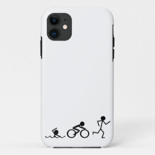 Triathlon-Strichmännchen Case-Mate iPhone Hülle