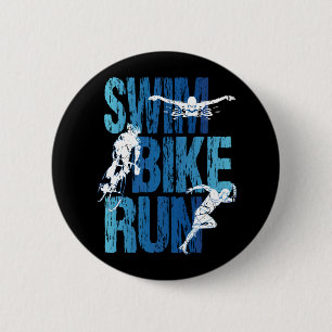 Triathlon - Swim Bike Run Button
