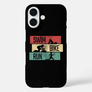 Triathlon - Swim Bike Run iPhone 16 Hülle