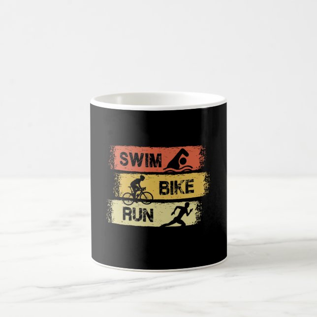 Triathlon - Swim Bike Run Kaffeetasse (Mittel)