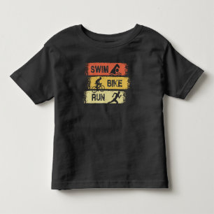 Triathlon - Swim Bike Run Kleinkind T-shirt