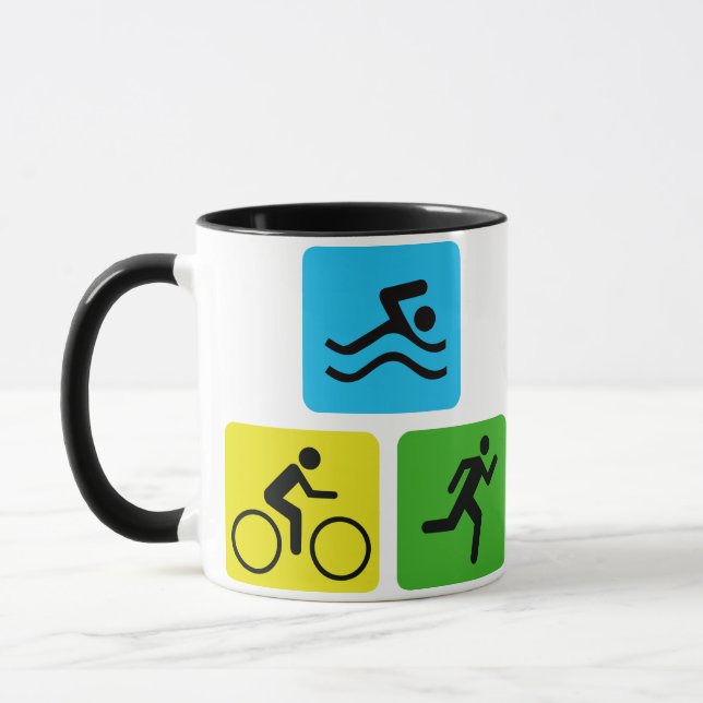 Triathlon Tasse (Links)