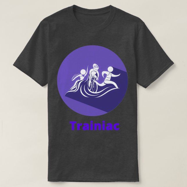 Triathlon Trainiac T-Shirt (Design vorne)