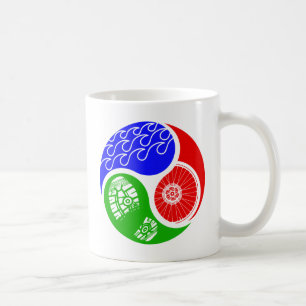 Triathlon TRI Yin Yang Kaffeetasse