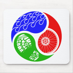 Triathlon TRI Yin Yang Mousepad