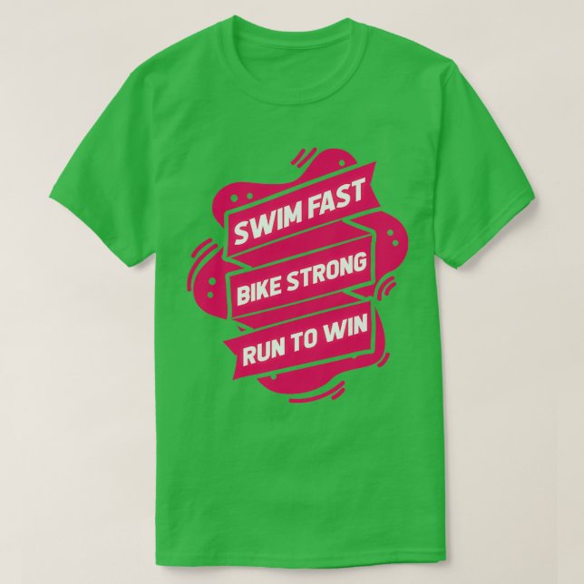 Triathlon Triathlete 24 T-Shirt (Design vorne)