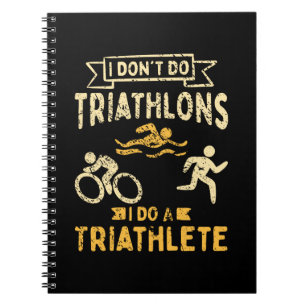 Triathlon Triathlete Notizblock