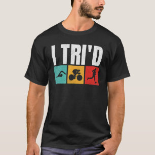 Triathlon Triathleten Laufende Fitness T-Shirt