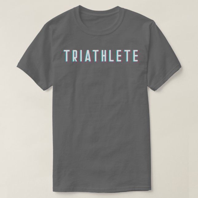 Triathlon-Triathleten-Sportgeschenk 12 T-Shirt (Design vorne)