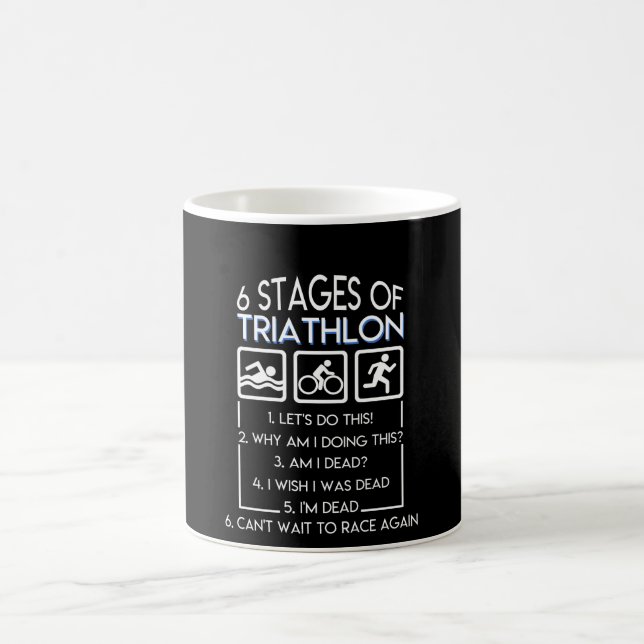Triathlon tun dies warum I, das dies i-Tote tut Kaffeetasse (Mittel)