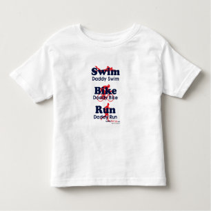 Triathlon-Vati Kleinkind T-shirt