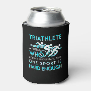 Triathlon versteht nicht einen Sport stark Dosenkühler