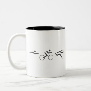 Triathlon Zweifarbige Tasse