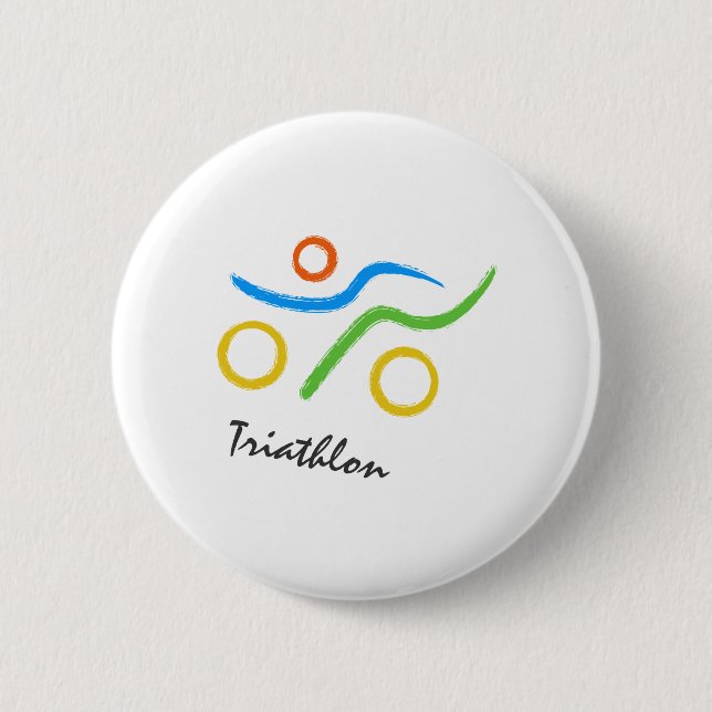 Triathlonlogo Button (Vorderseite)