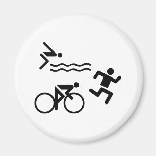 Triatholon - Laufen Magnet