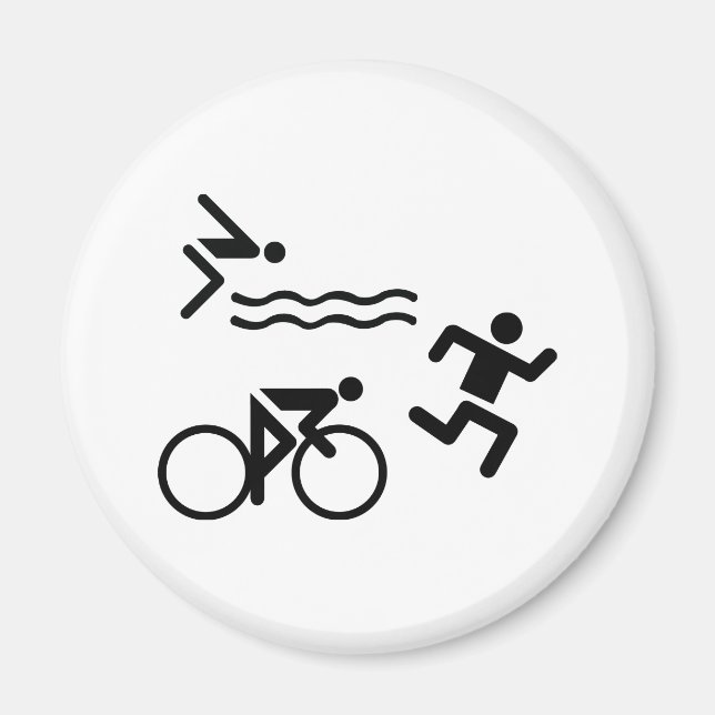 Triatholon - Laufen Magnet (Vorne)