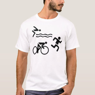 Triatholon - laufendes Schwimmenradfahren T-Shirt
