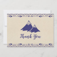 Tribal Adventure Navy Blue Baby Dusche