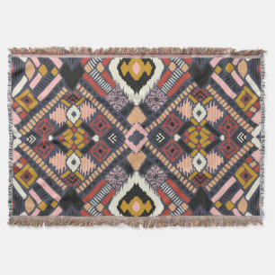 Tribal African Zickzack Aztec Muster Decke