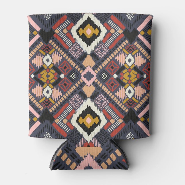 Tribal African Zickzack Aztec Muster Dosenkühler (Vorderseite)