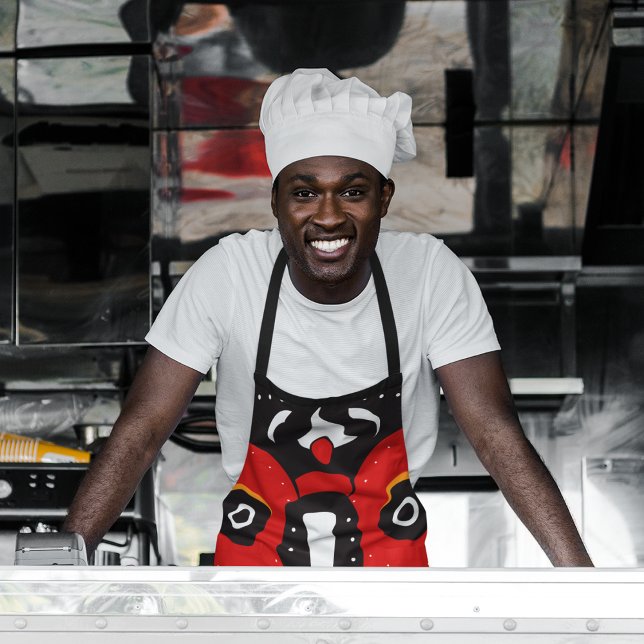 Tribal Afro Mask Schürze (Von Creator hochgeladen)