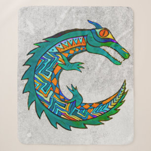 Tribal Alligator Art Sherpadecke
