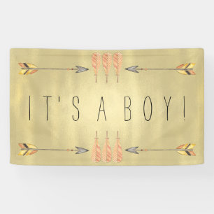 Tribal Arrow Baby Dusche Banner