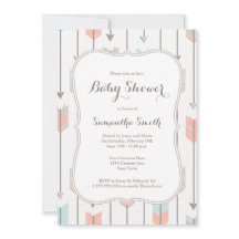 Tribal Arrows Baby Shower Einladung