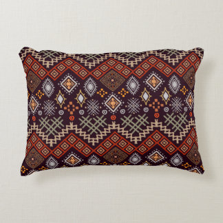 Tribal Art boho nahtloses Muster Dekokissen
