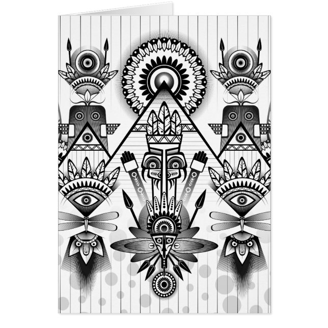 Tribal autochtone Abstrait (Devant)