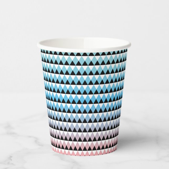 Tribal Aztec Ombre Muster Pappbecher (Links)
